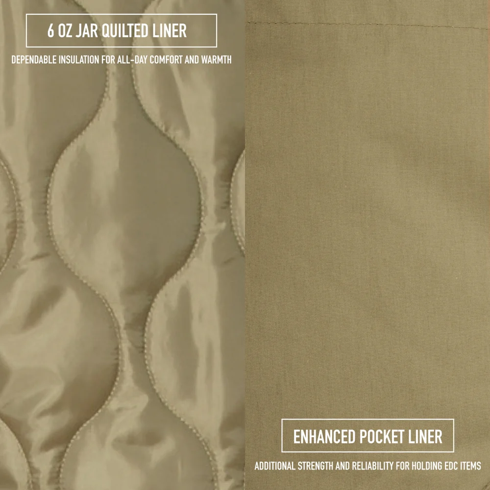 Rothco Concealed Carry Quilted Woobie Jacket (Olive Drab) - Image 7