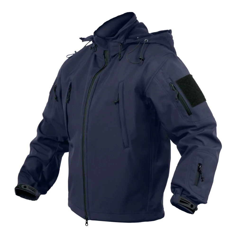 Rothco Concealed Carry Soft Shell Jacket (Midnight Navy Blue) - Image 2