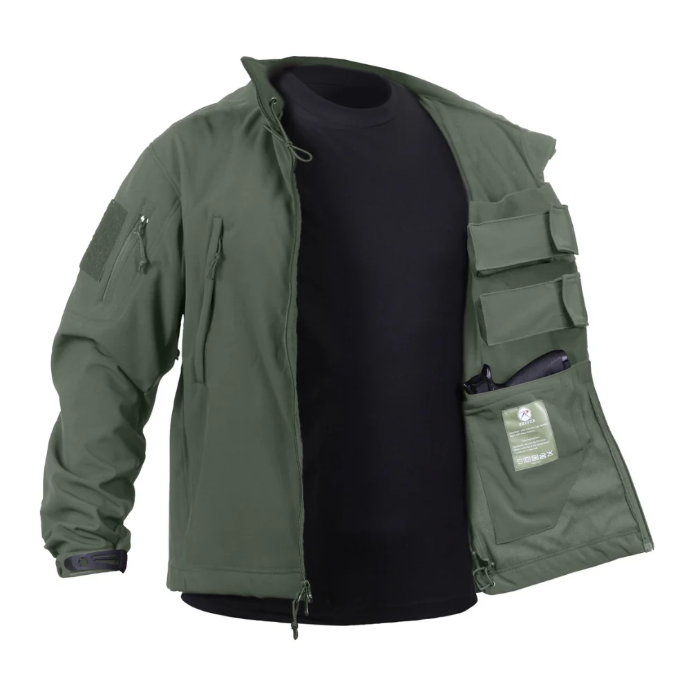 Rothco Concealed Carry Soft Shell Jacket (Olive Drab)