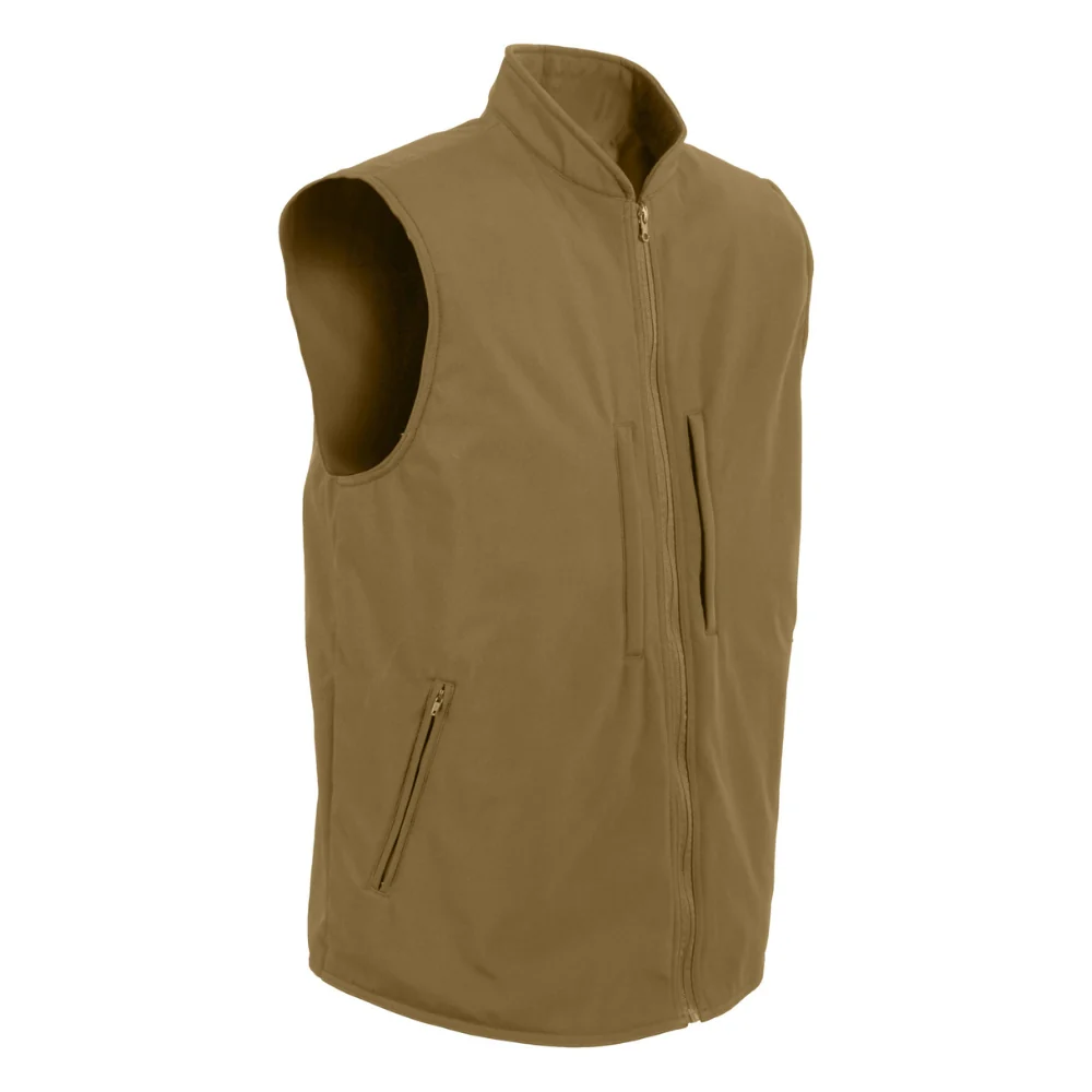 Rothco Concealed Carry Soft Shell Vest (Coyote Brown) - Image 2