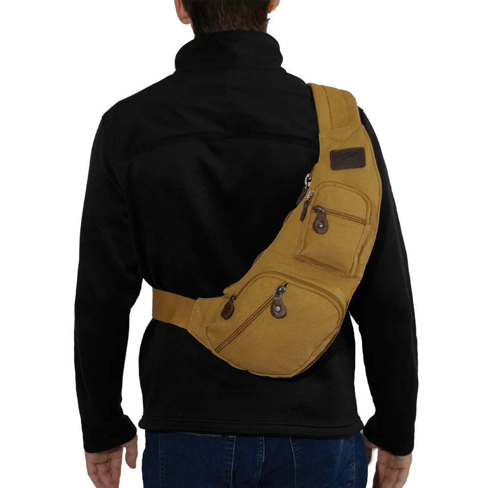 Rothco Crossbody Canvas Sling Bag - Image 13