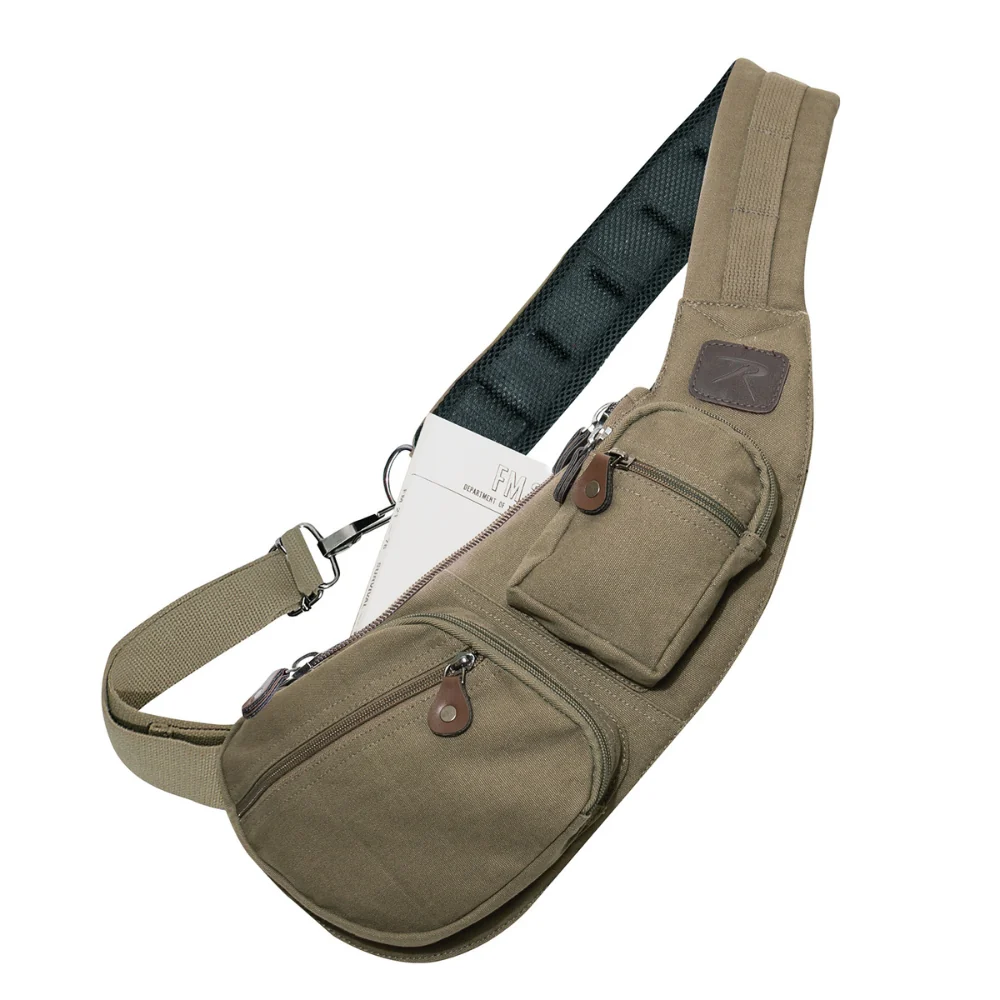 Rothco Crossbody Canvas Sling Bag - Image 2