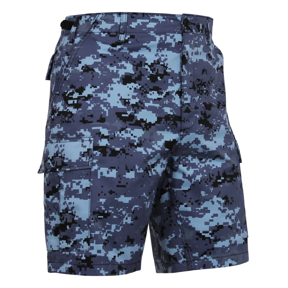 Rothco Digital Camo BDU Shorts (Sky Blue Digital Camo) - Image 2