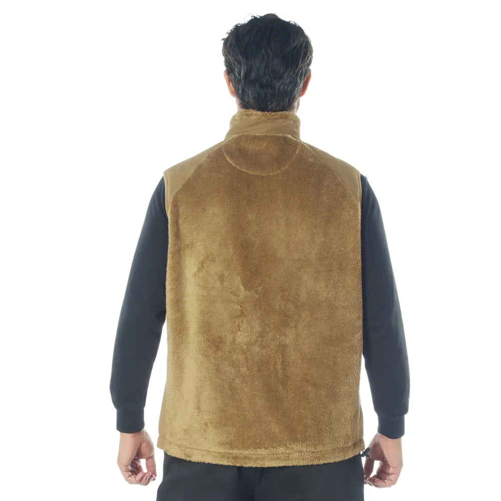 Rothco E.C.W.C.S. Fleece Vest (Coyote Brown) - Image 3