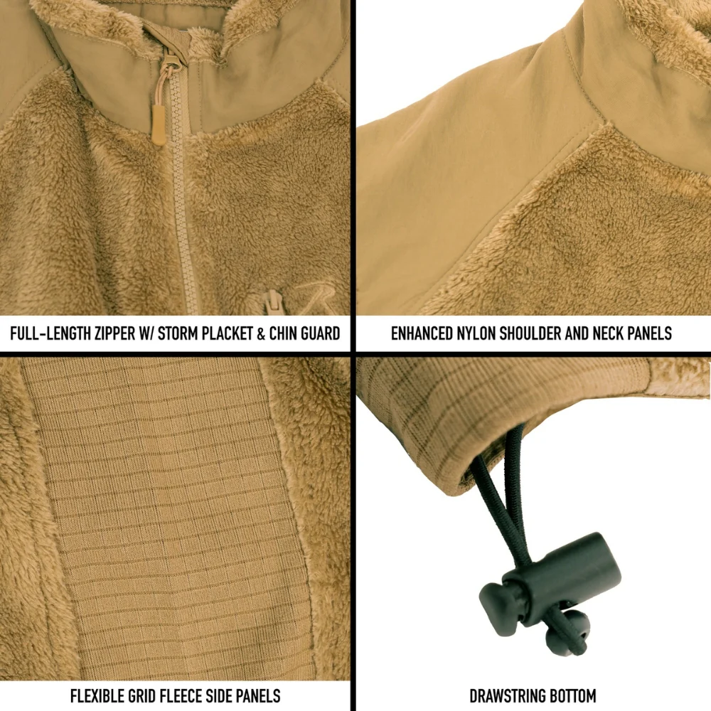 Rothco E.C.W.C.S. Fleece Vest (Coyote Brown) - Image 7