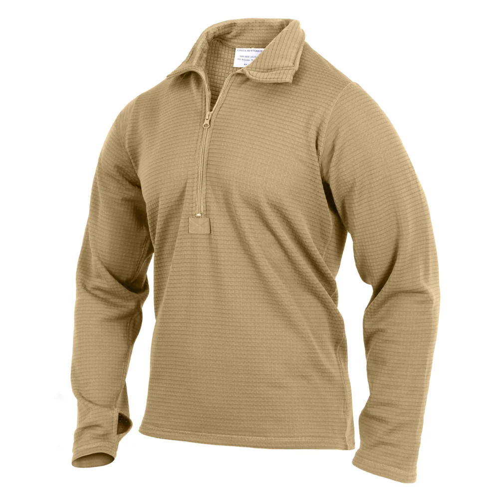 Rothco ECWCS Gen III Mid-Weight Underwear Top Level II (AR 670-1 Coyote Brown)