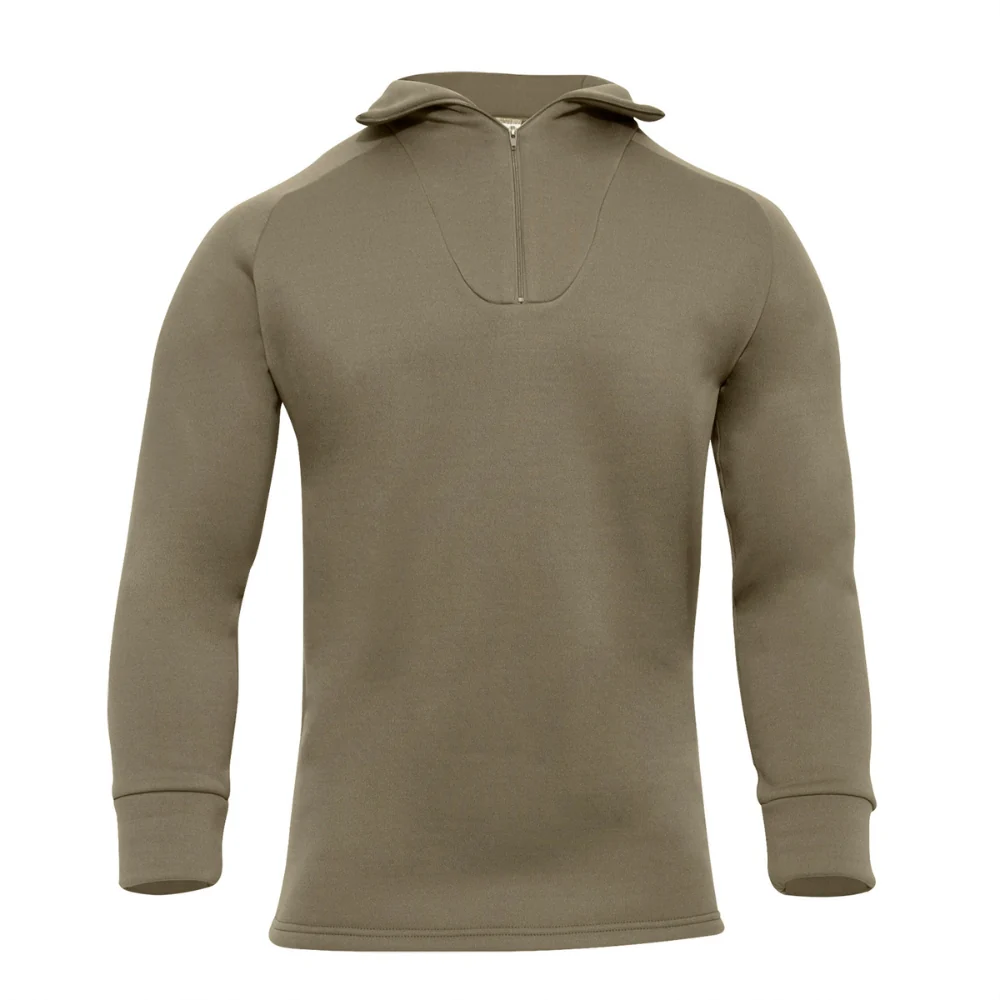 Rothco ECWCS Poly Zip Collar Shirts (AR 670-1 Coyote Brown)