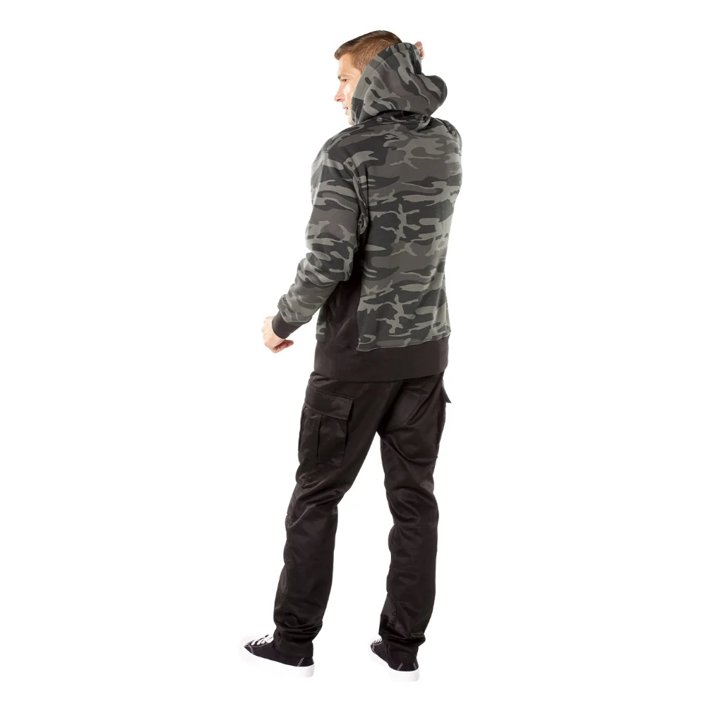 Rothco Every Day Pullover Hooded Sweatshirt (Black Camo) - Image 4
