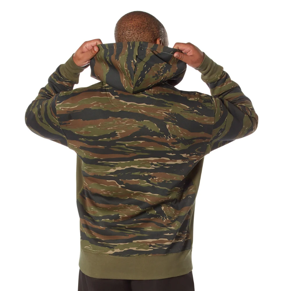 Rothco Every Day Pullover Hooded Sweatshirt (Tiger Stripe Camo) - Image 3