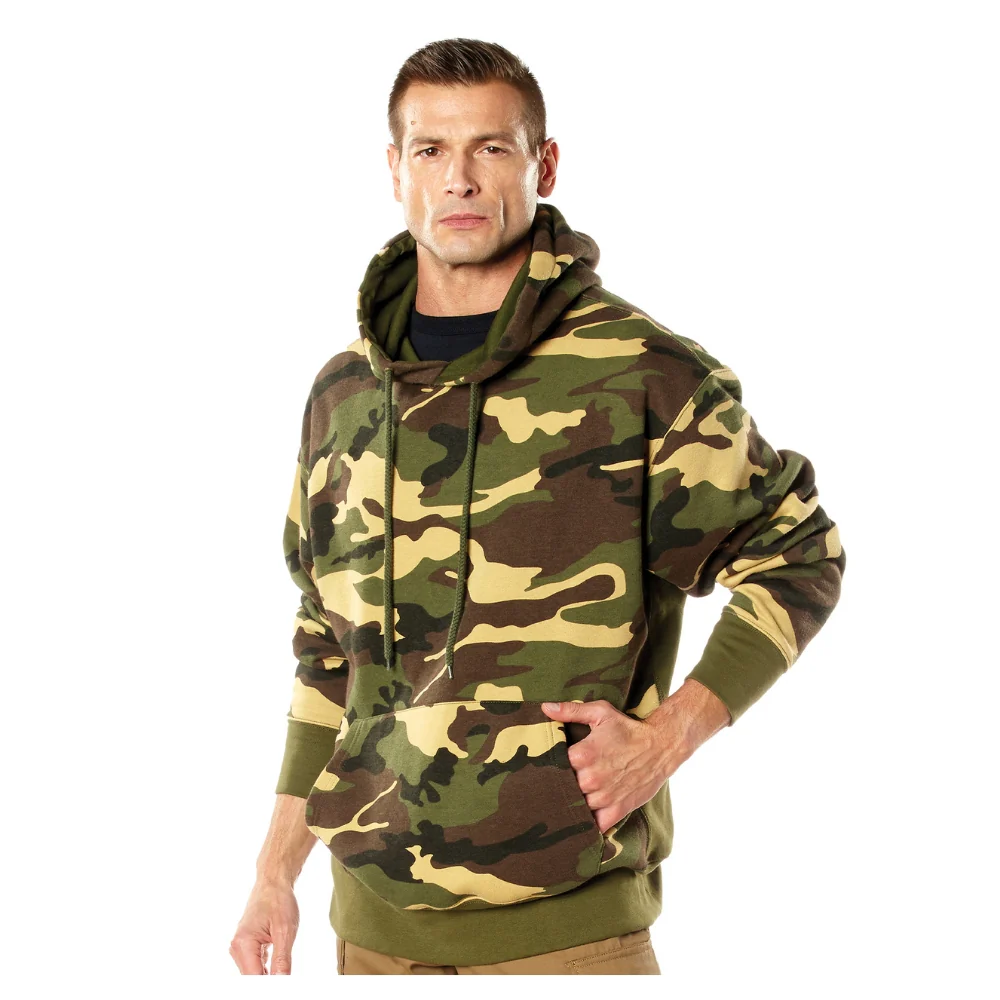 Rothco Every Day Pullover Hooded Sweatshirt (Woodland Camo)