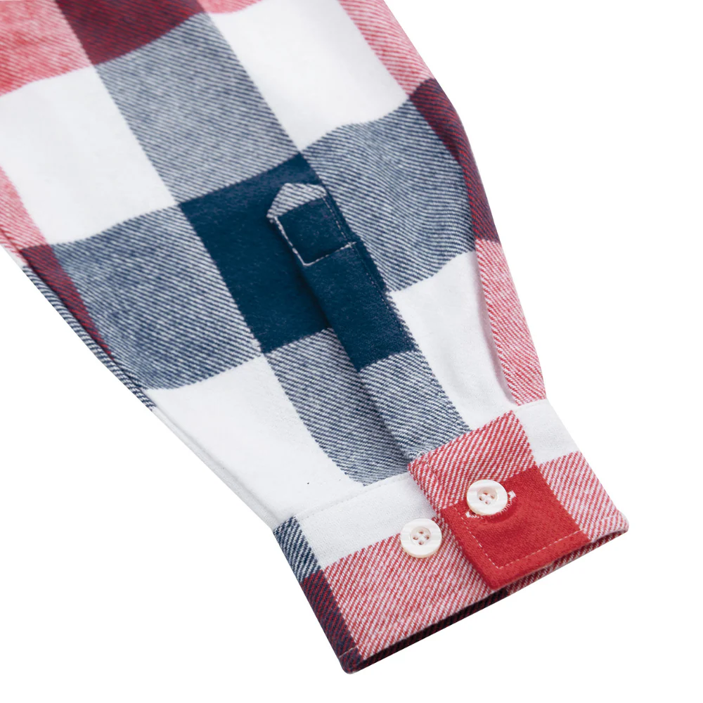 Rothco Extra Heavyweight Buffalo Plaid Flannel Shirt (Red / White / Blue Plaid) - Image 7