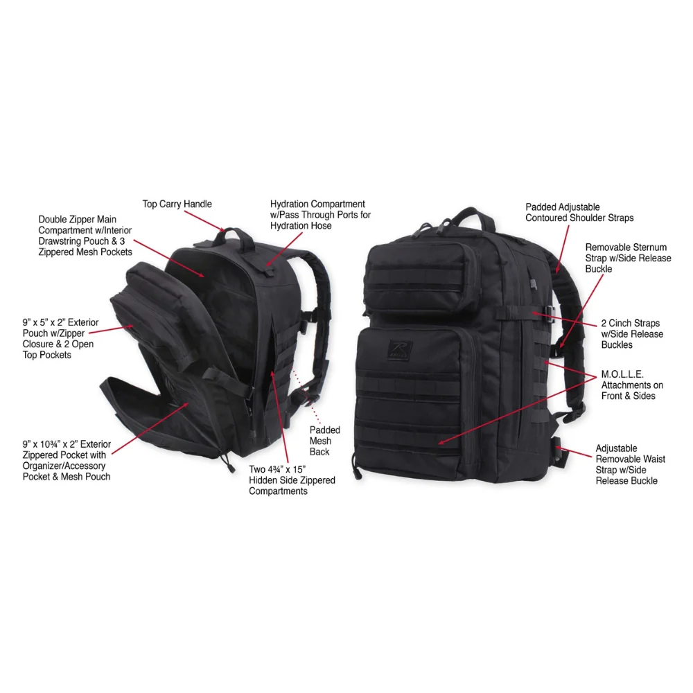 Rothco Fast Mover Tactical Backpack - Image 16