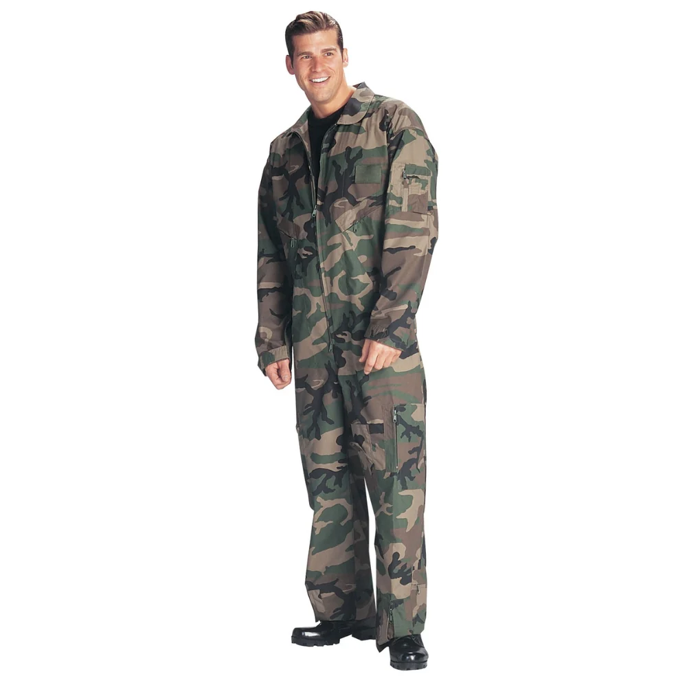 Rothco Flightsuits (Woodland Camo) - Image 2