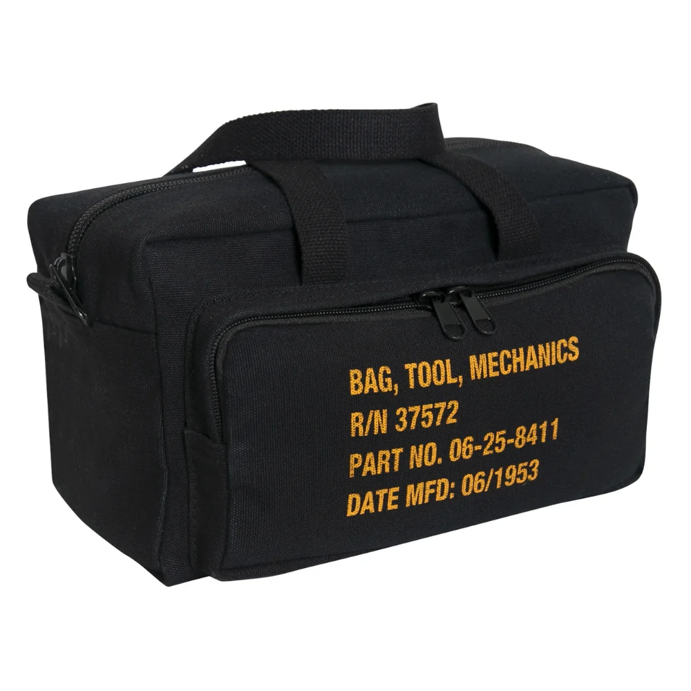 Rothco G.I. Type Zipper Pocket Mechanics Tool Bag With Military Stencil