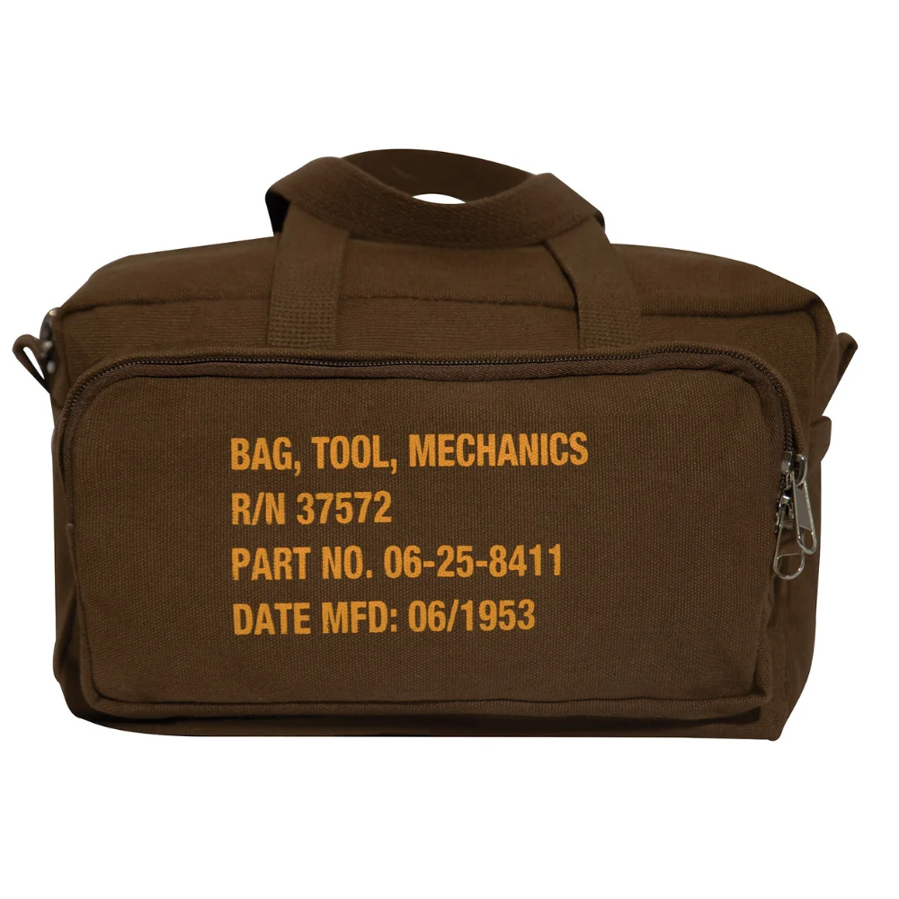 Rothco G.I. Type Zipper Pocket Mechanics Tool Bag With Military Stencil - Image 10