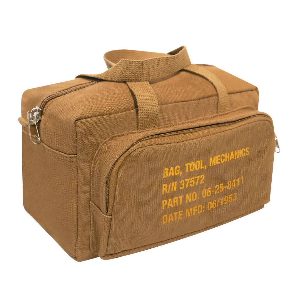 Rothco G.I. Type Zipper Pocket Mechanics Tool Bag With Military Stencil - Image 14