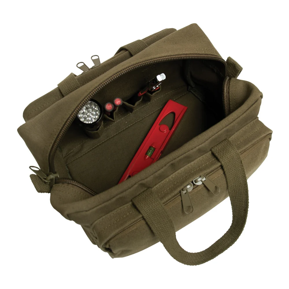 Rothco G.I. Type Zipper Pocket Mechanics Tool Bag With Military Stencil - Image 7