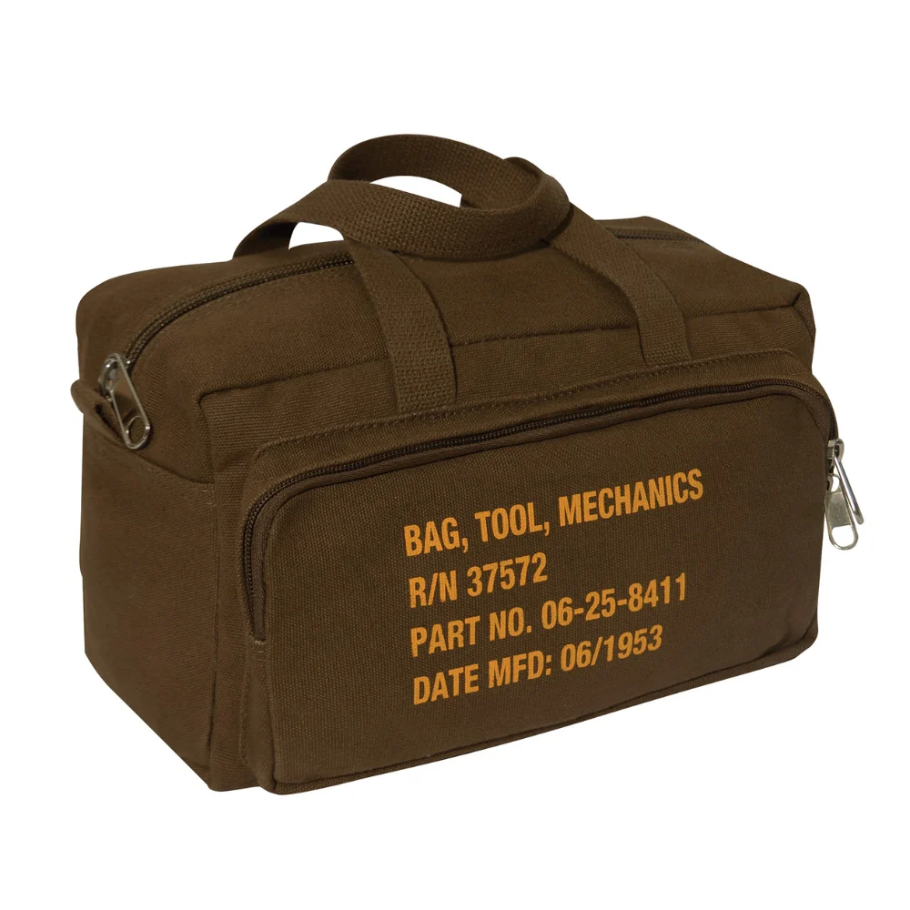 Rothco G.I. Type Zipper Pocket Mechanics Tool Bag With Military Stencil - Image 9