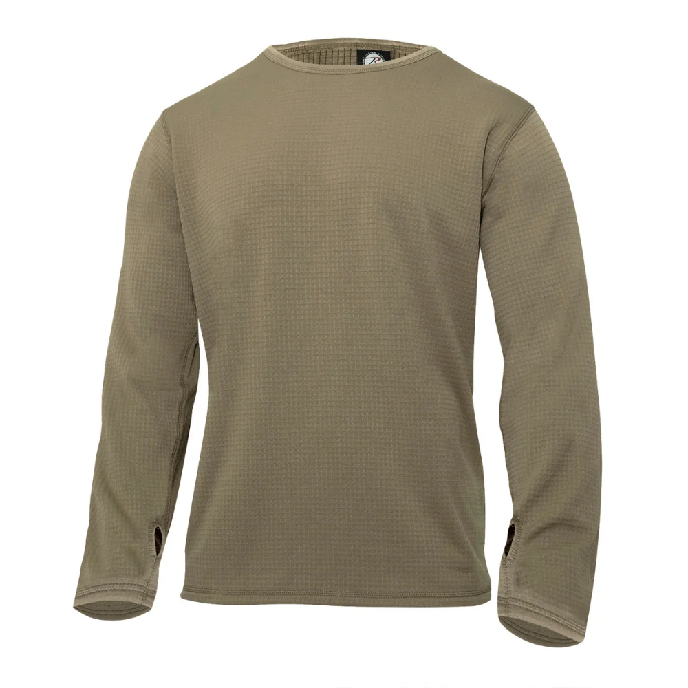Rothco Gen III Level II Underwear Crew Top (AR 670-1 Coyote Brown) - Image 2
