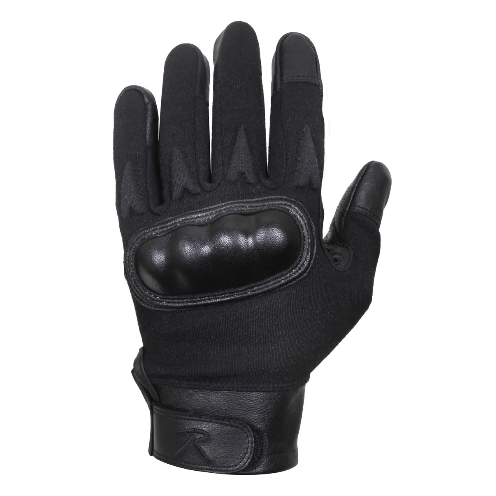 Rothco Hard Knuckle Cut and Fire Resistant Gloves (Black) - Image 3