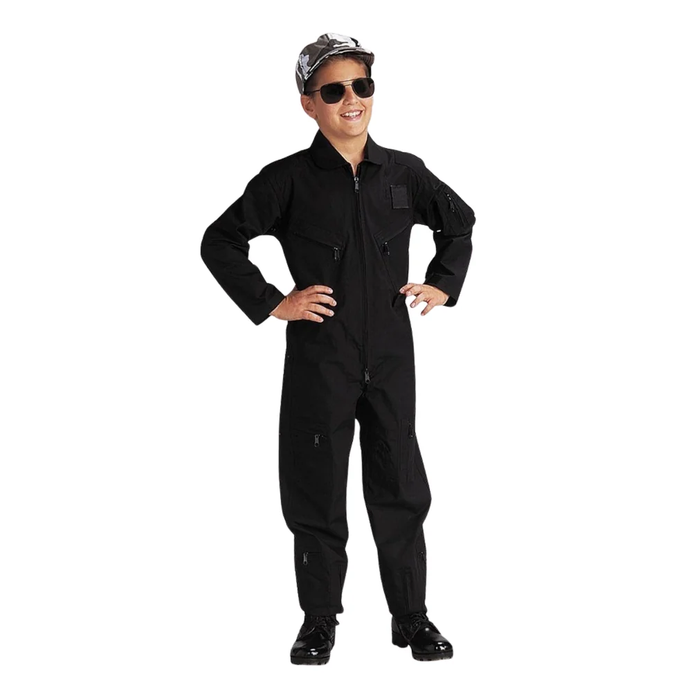 Rothco Kids Air Force Type Flightsuit (Black)