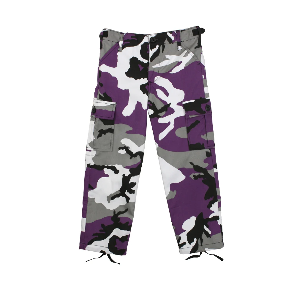 Rothco Kids BDU Pants (Ultra Violet Camo)