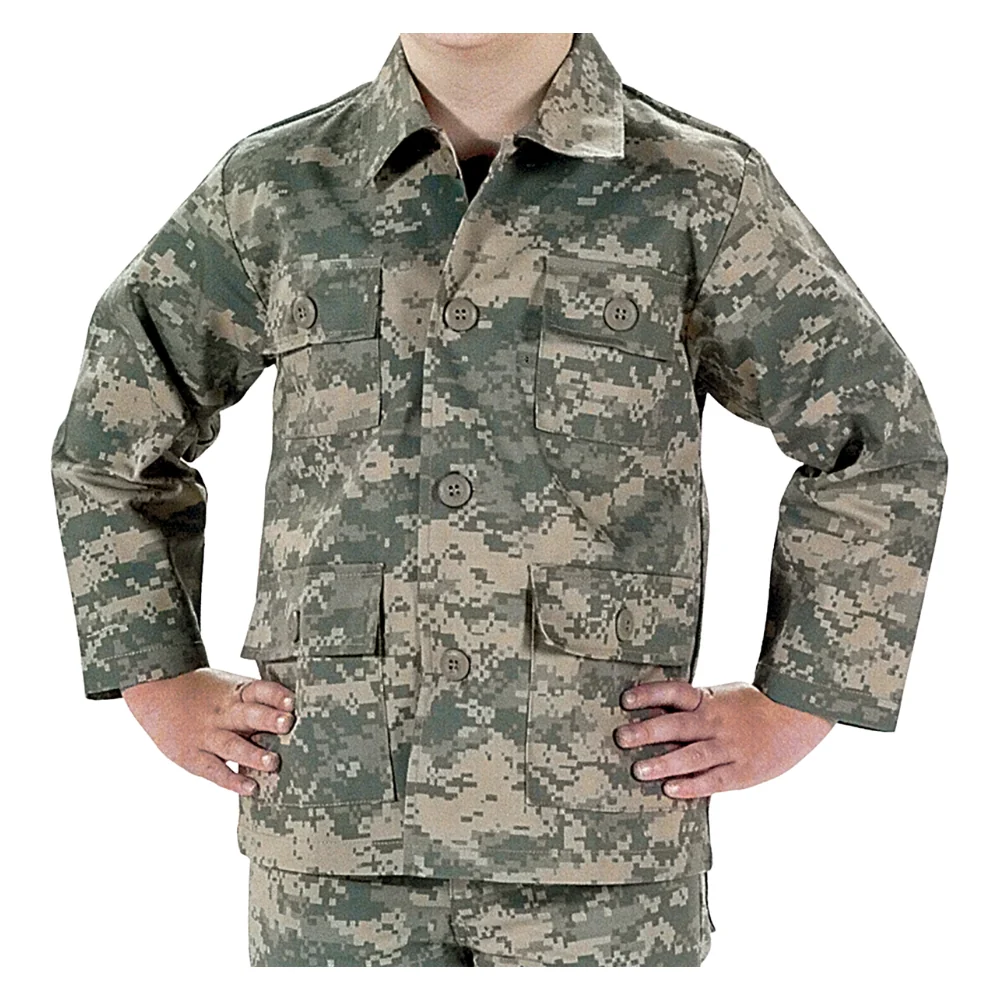 Rothco Kids Camo BDU Shirt (ACU Digital Camo)