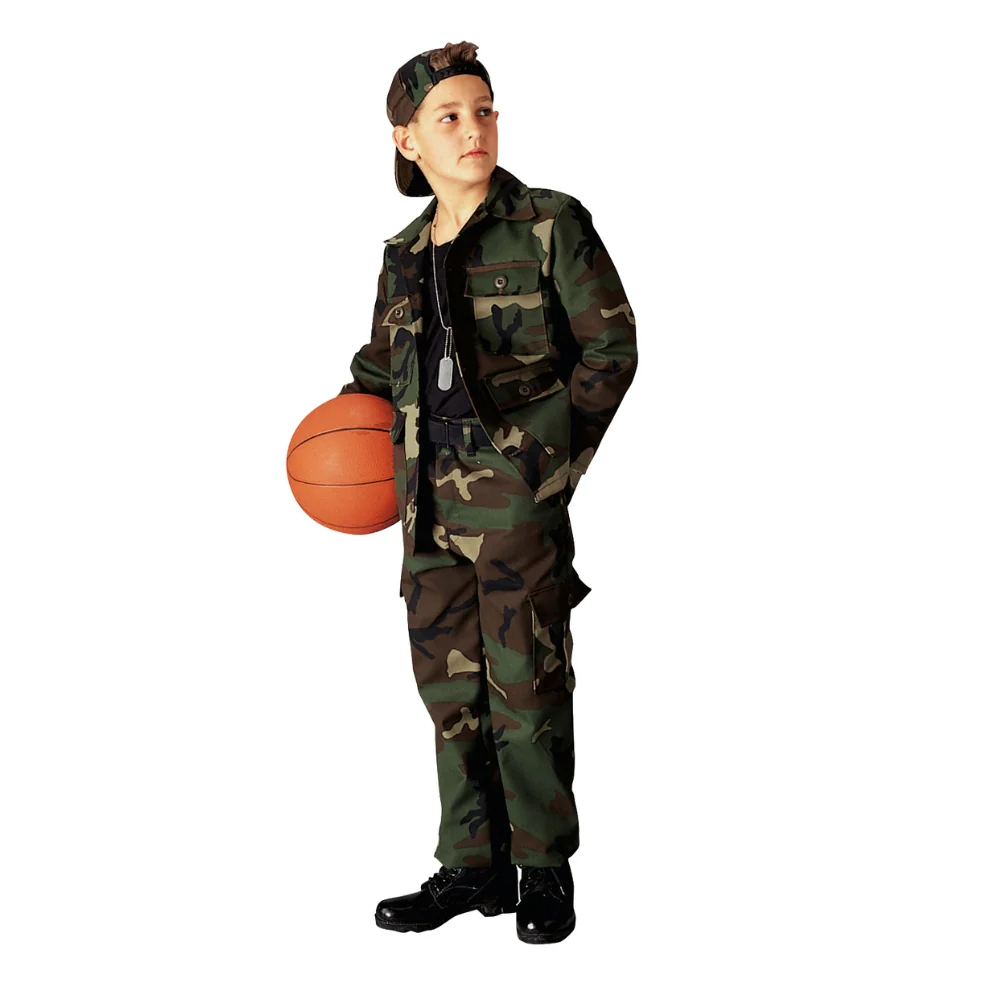 Rothco Kids Camo BDU Shirt (Woodland Camo)