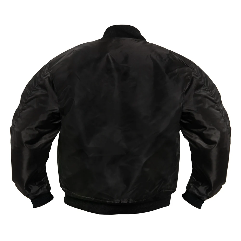 Rothco Kids Flight Jacket With Patches (Black) - Image 2