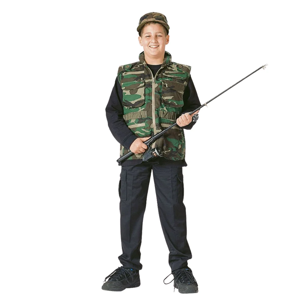 Rothco Kids Ranger Vest (Woodland Camo)