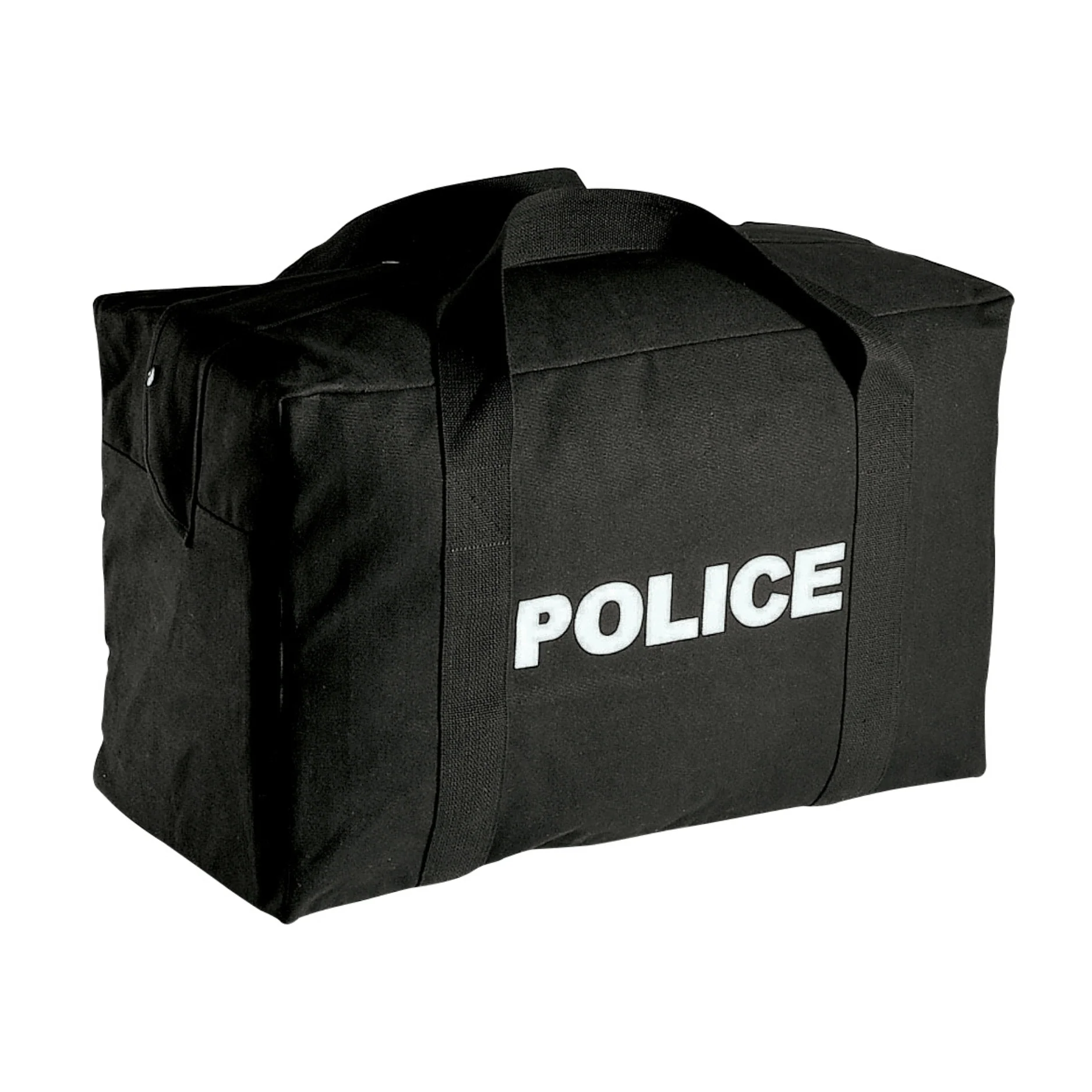 Rothco Large Canvas Police Gear Bag - Black | RCO-613902811614