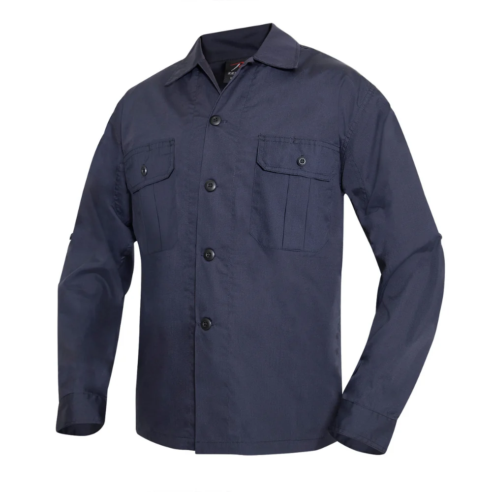 Rothco Lightweight Tactical Shirt (Midnight Navy Blue) - Image 3