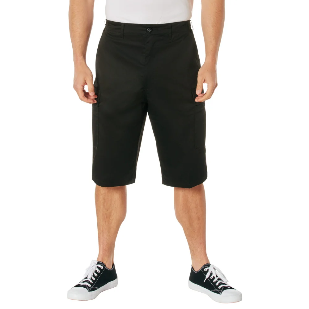 Rothco Long Length BDU Shorts (Black)
