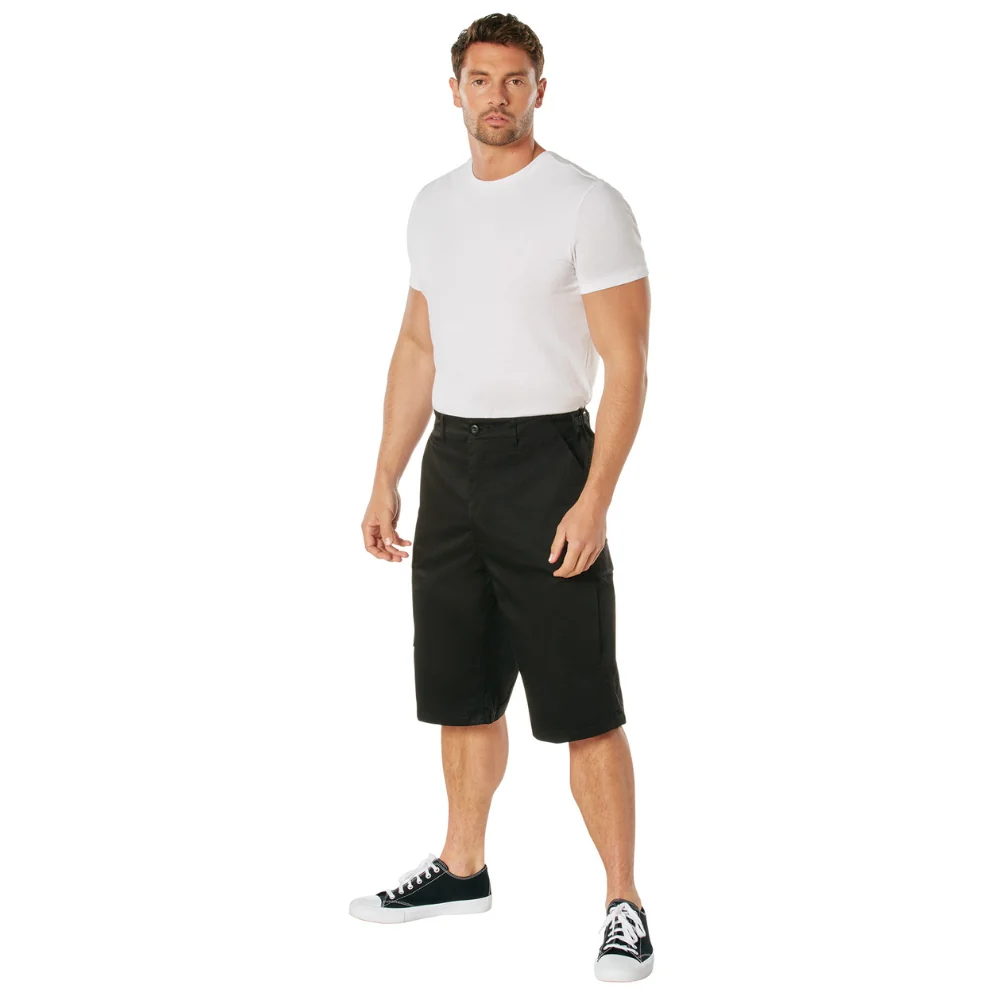 Rothco Long Length BDU Shorts (Black) - Image 4