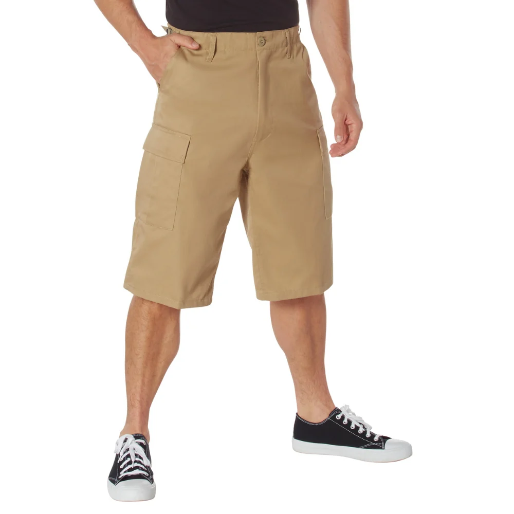 Rothco Long Length BDU Shorts (Khaki)