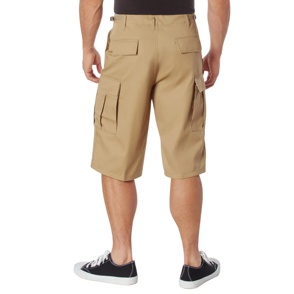 Rothco Long Length BDU Shorts (Khaki) - Image 3