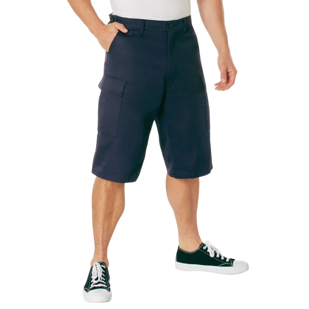 Rothco Long Length BDU Shorts (Navy Blue)