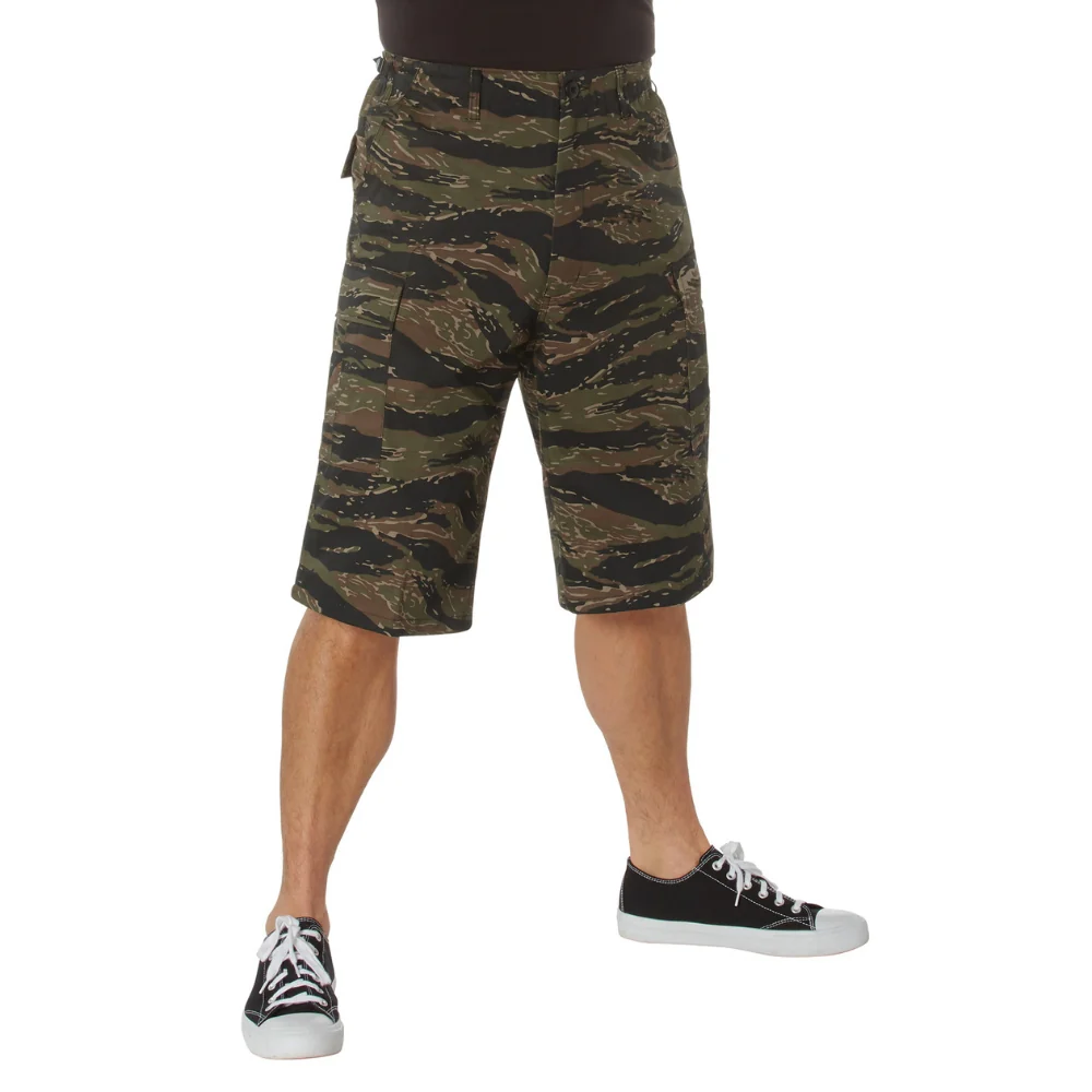 Rothco Long Length Camo BDU Shorts (Tiger Stripe Camo) - Image 2