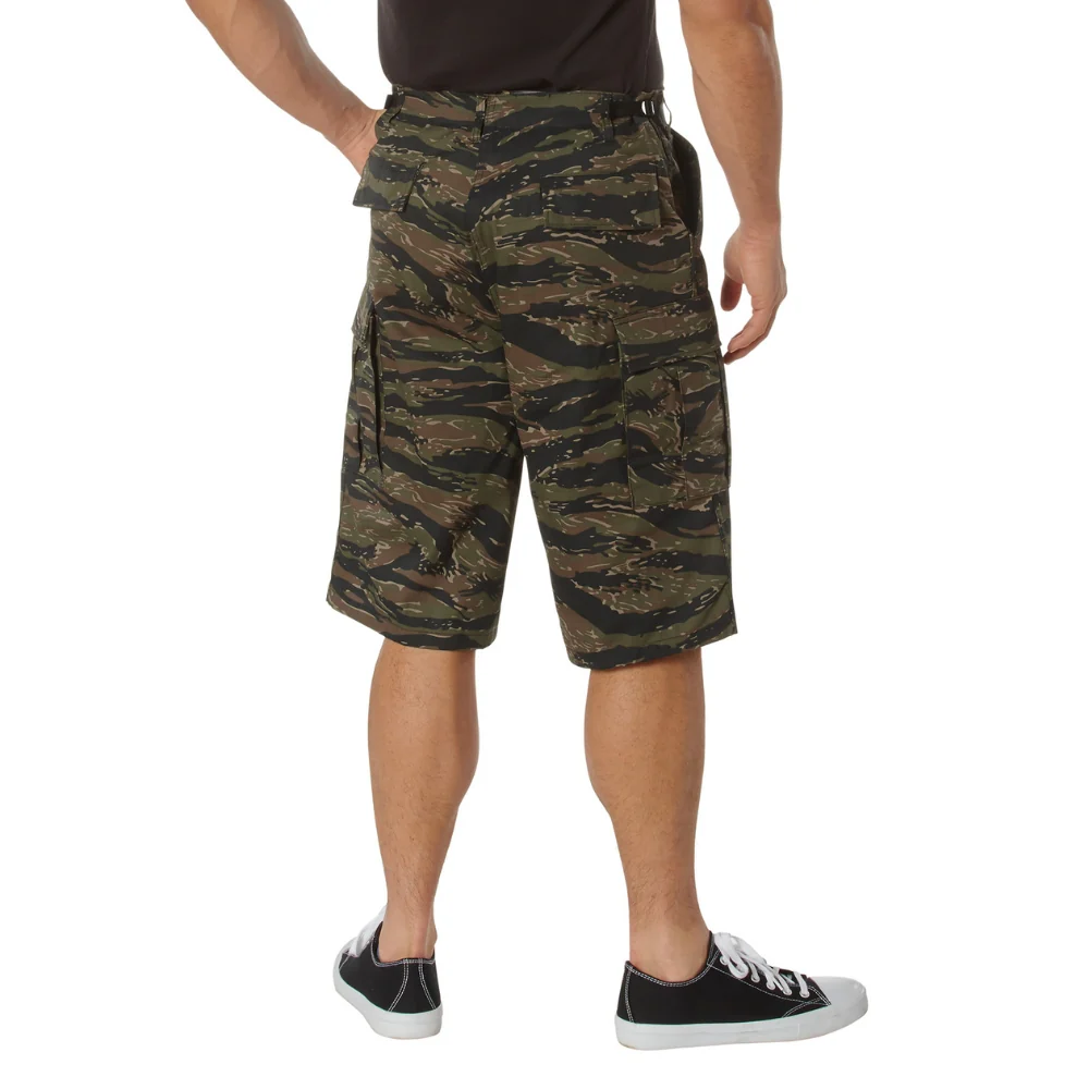 Rothco Long Length Camo BDU Shorts (Tiger Stripe Camo) - Image 3