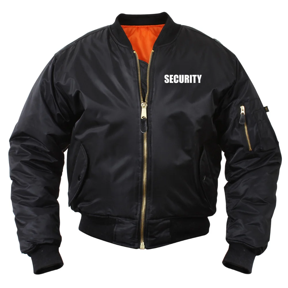 Rothco MA-1 Flight Jacket With Security Print