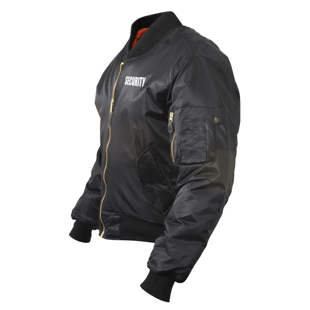 Rothco MA-1 Flight Jacket With Security Print - Image 2
