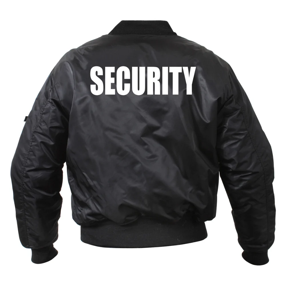 Rothco MA-1 Flight Jacket With Security Print - Image 3