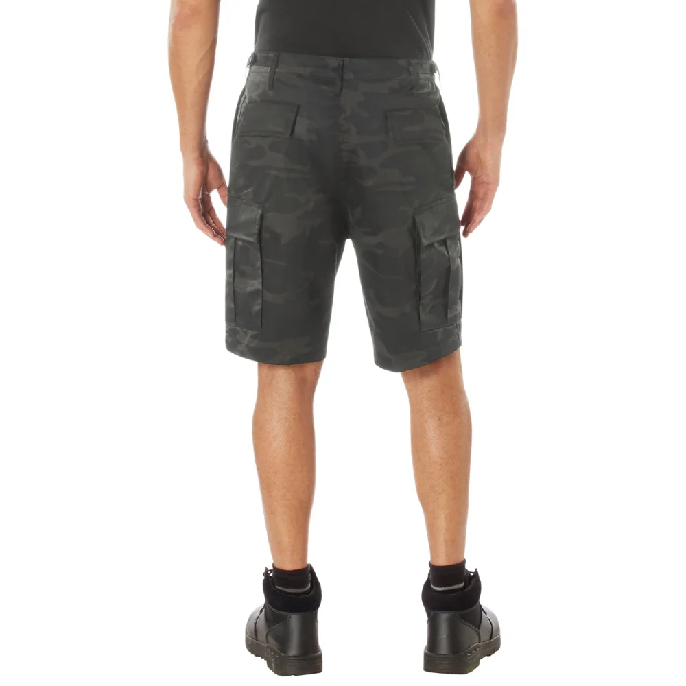 Rothco Midnight Camo BDU Shorts (Midnight Black Camo) - Image 3