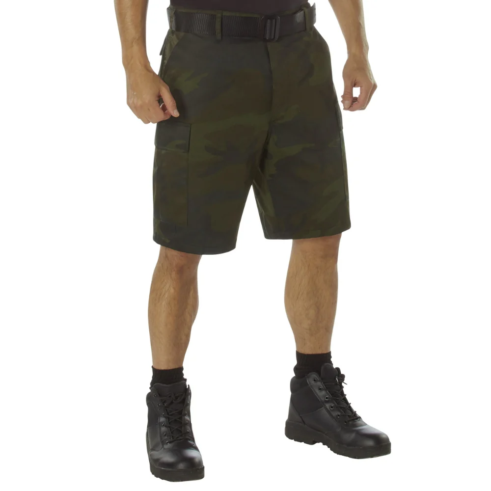 Rothco Midnight Camo BDU Shorts (Midnight Woodland Camo) - Image 2