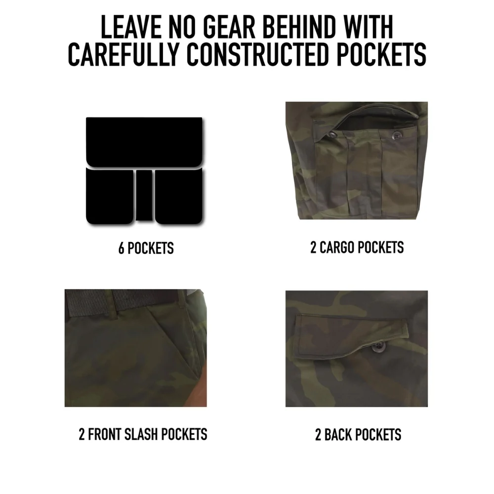 Rothco Midnight Camo BDU Shorts (Midnight Woodland Camo) - Image 7