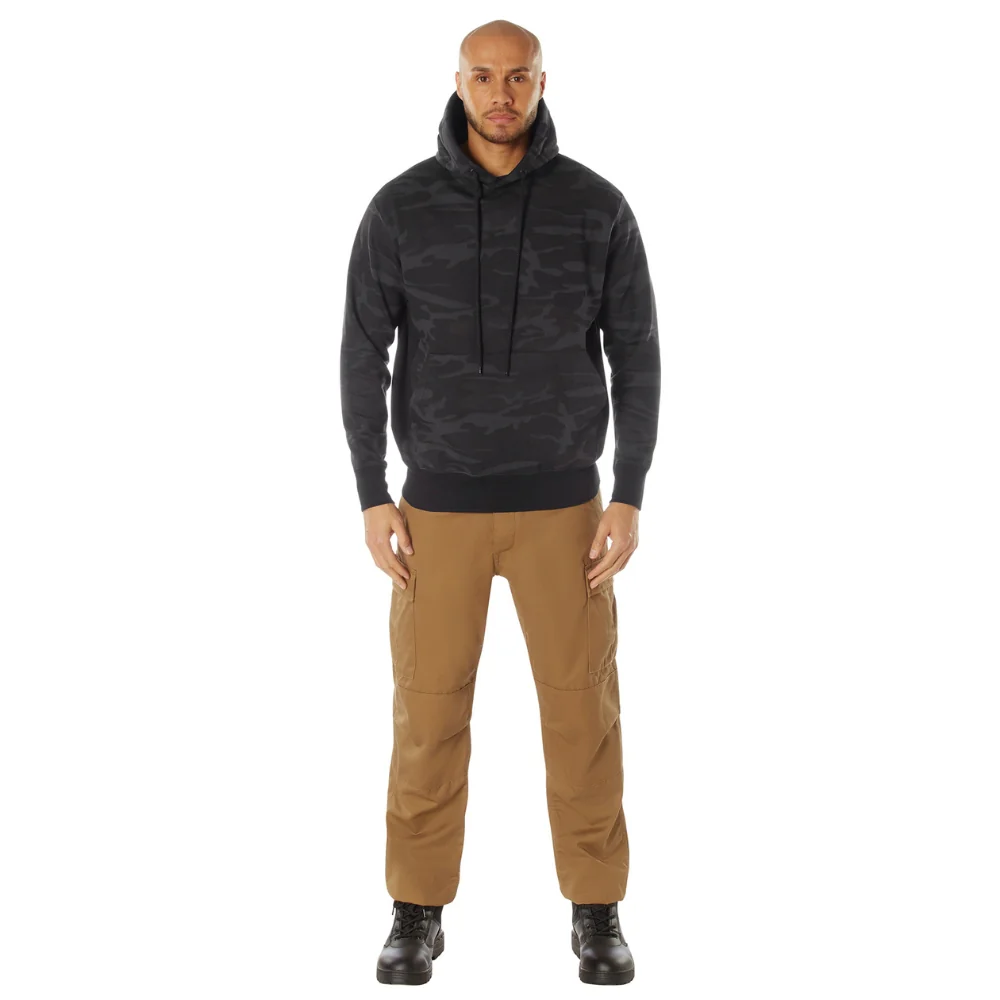Rothco Midnight Camo Everyday Hoodie (Midnight Black Camo) - Image 4