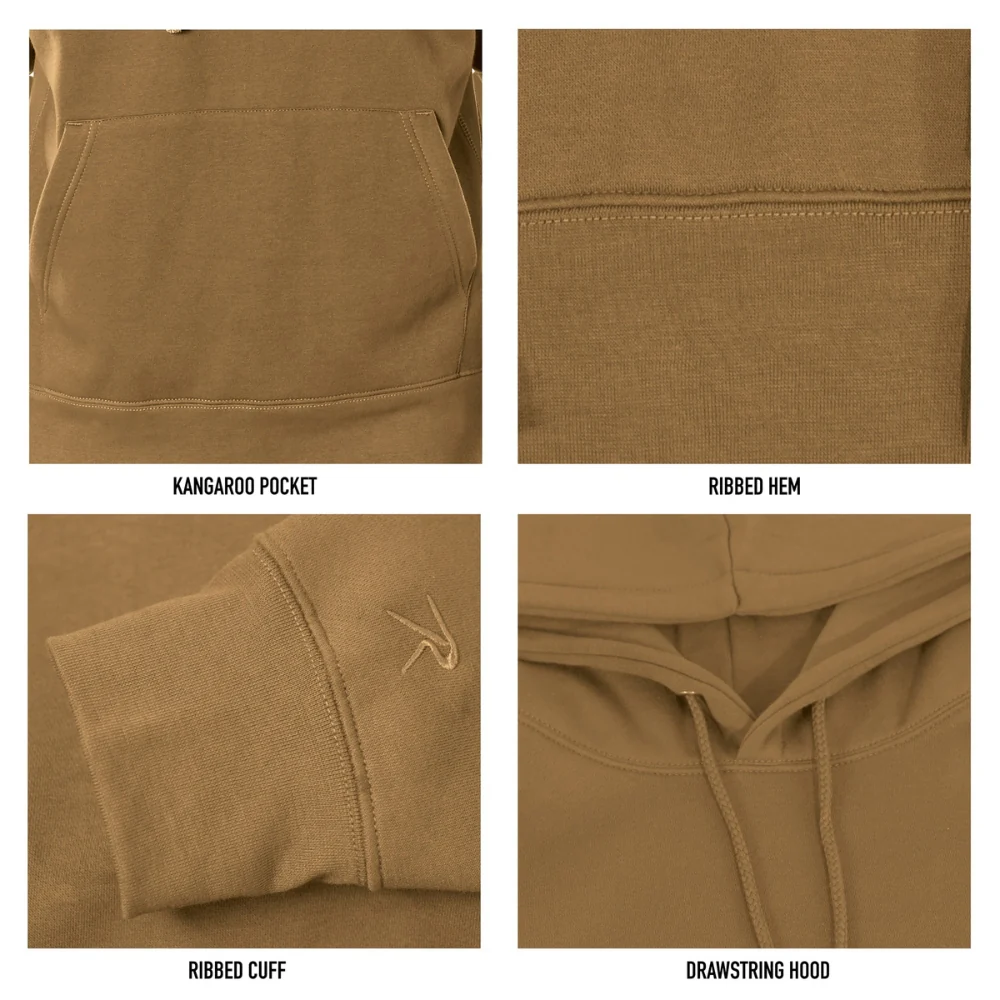 Rothco Midnight Camo Everyday Hoodie (Midnight Black Camo) - Image 7