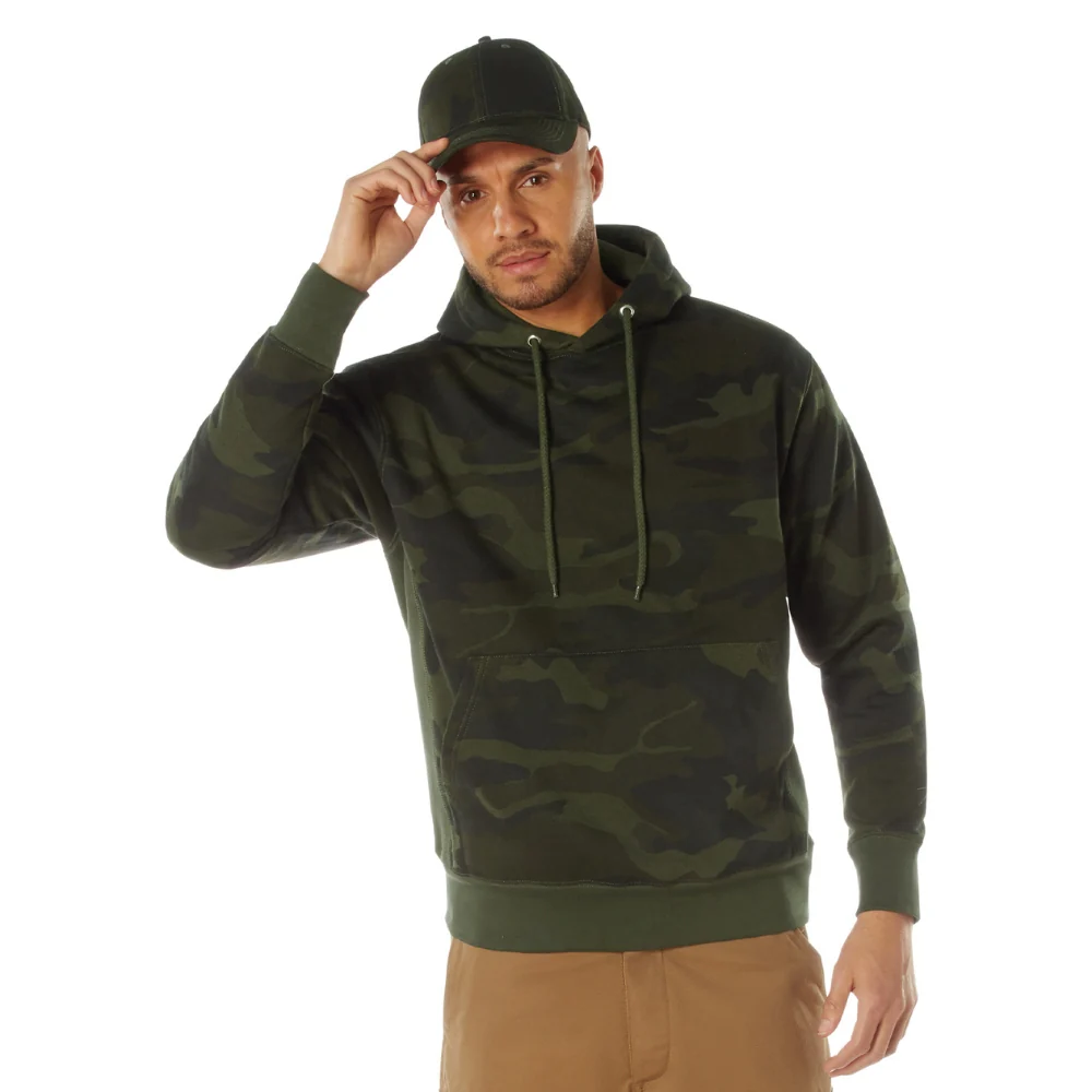 Rothco Midnight Camo Everyday Hoodie (Midnight Woodland Camo) - Image 5