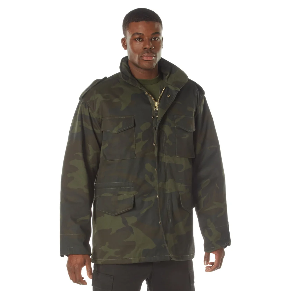 Rothco Midnight Camo M-65 Field Jacket (Midnight Woodland Camo)