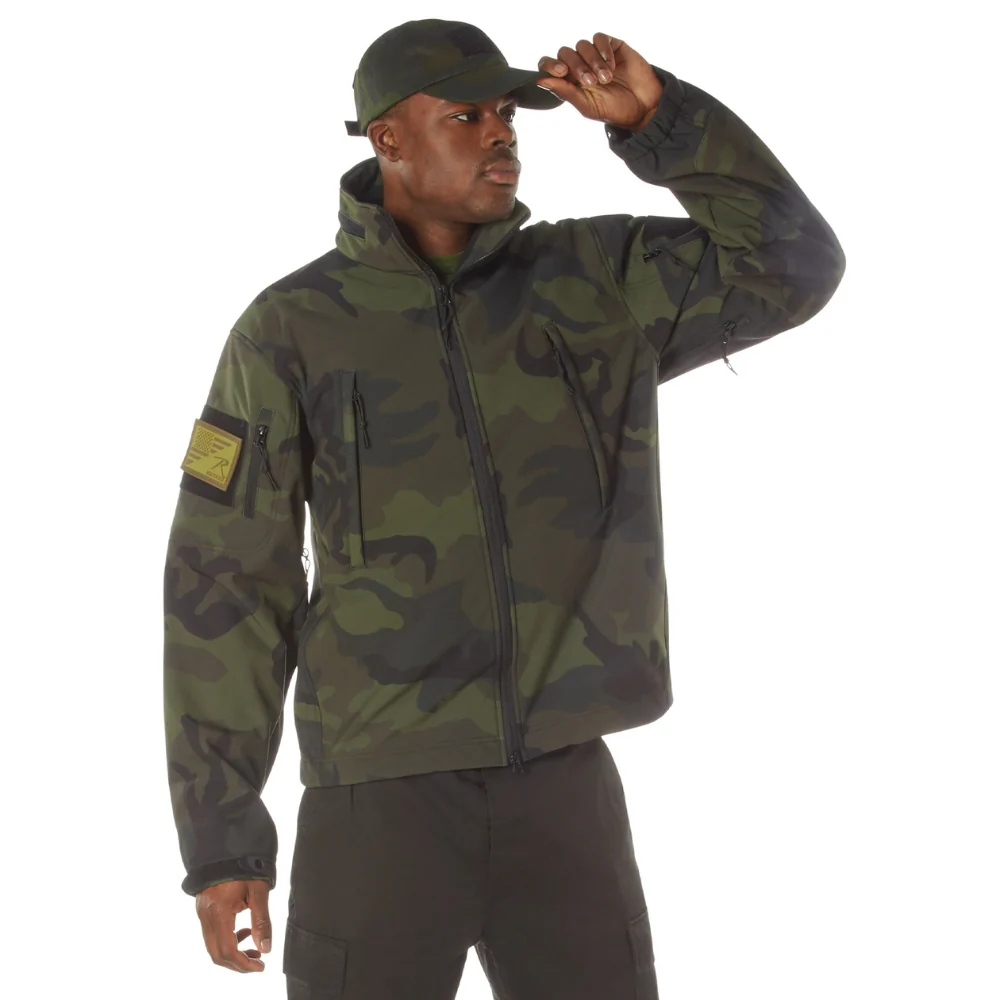 Rothco Midnight Camo Special Ops Soft Shell Jackets (Midnight Woodland Camo) - Image 3